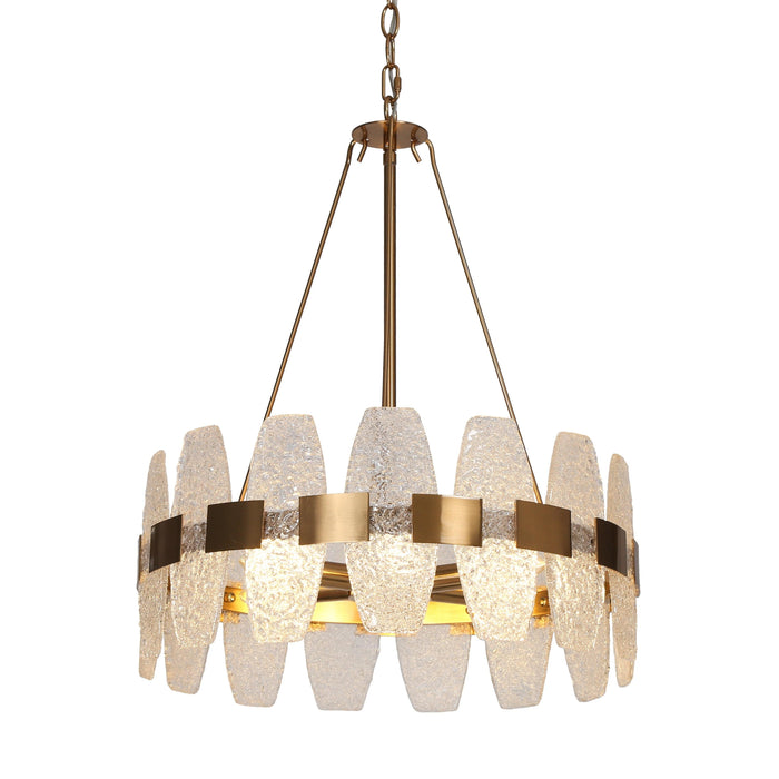 Stylar 4-Light Brass Chandelier