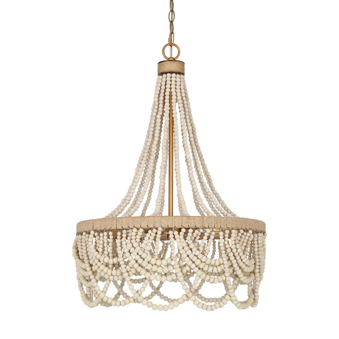 Mitzvah 3-Light Gold Chandelier
