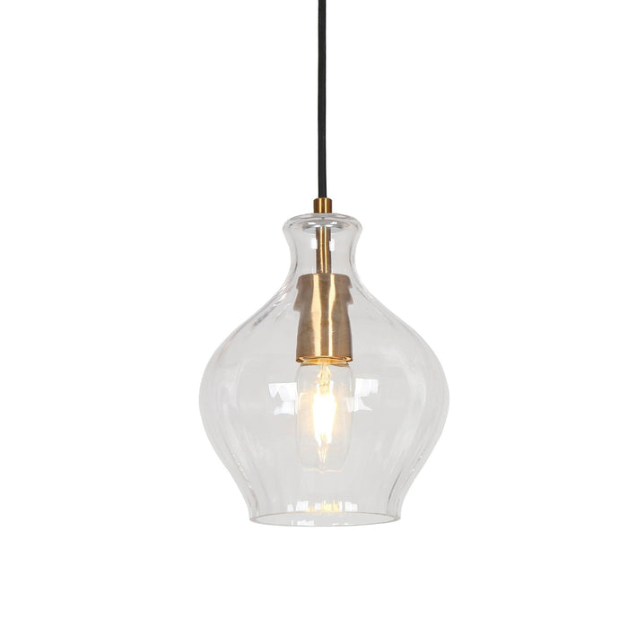 Zivio 1-Light Brass Pendant Light