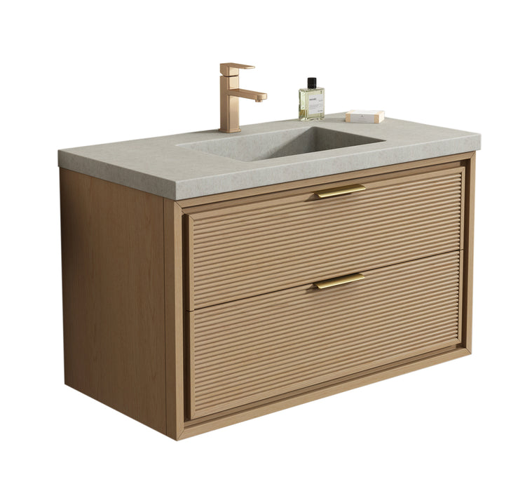 Hermosa 36" Oak Gray Bathroom Vanity
