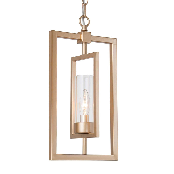 Nexoril 1-Light Gold Pendant Light