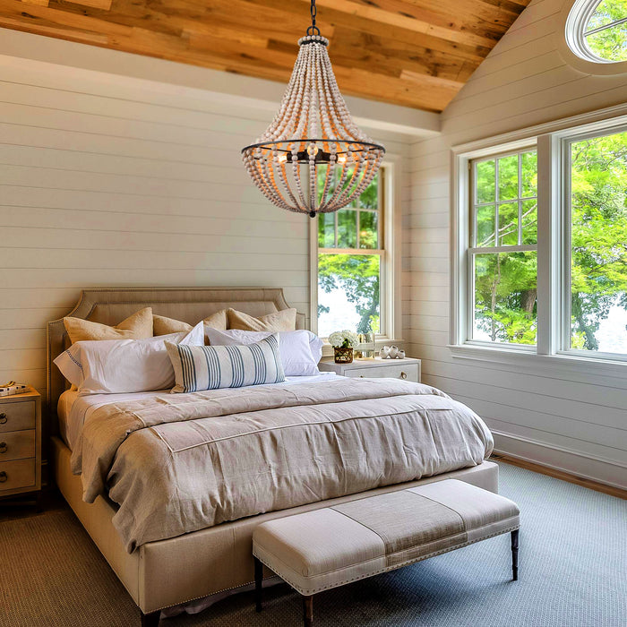 Wysoria 3-Light Wood Chandelier