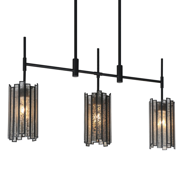 Hemaal 3-Light Black Island Light