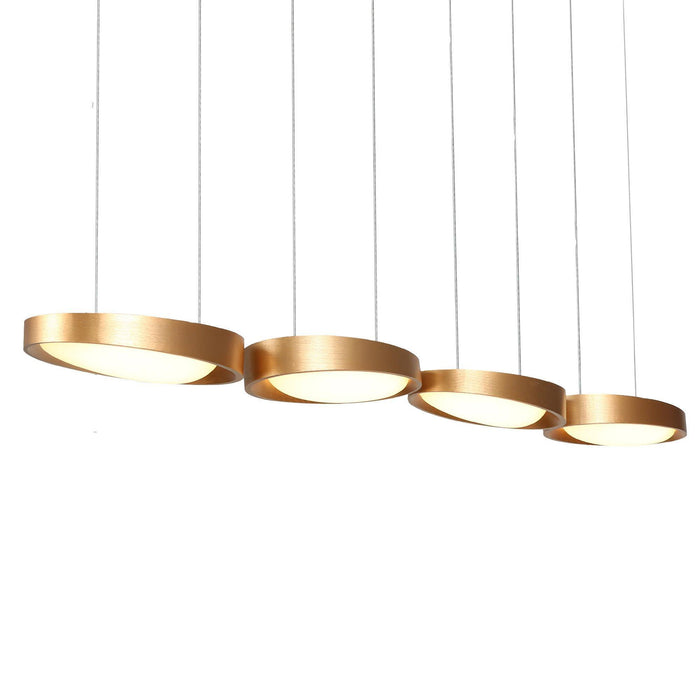 Tabrel 4-Light LED Gold Island Light