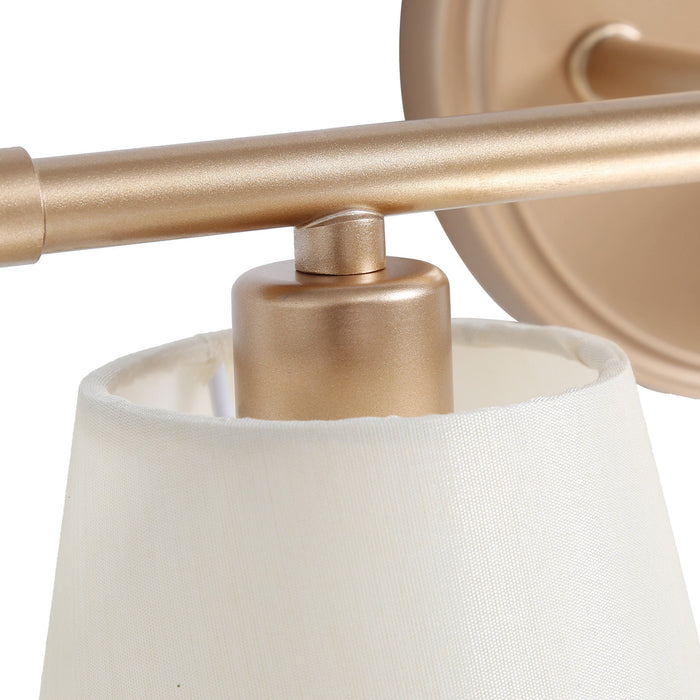 Zorleth 2-Light Gold Bathroom Vanity Light
