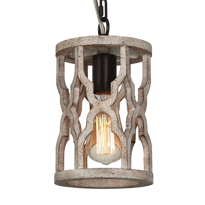 Hiporin 1-Light Wood Pendant Light