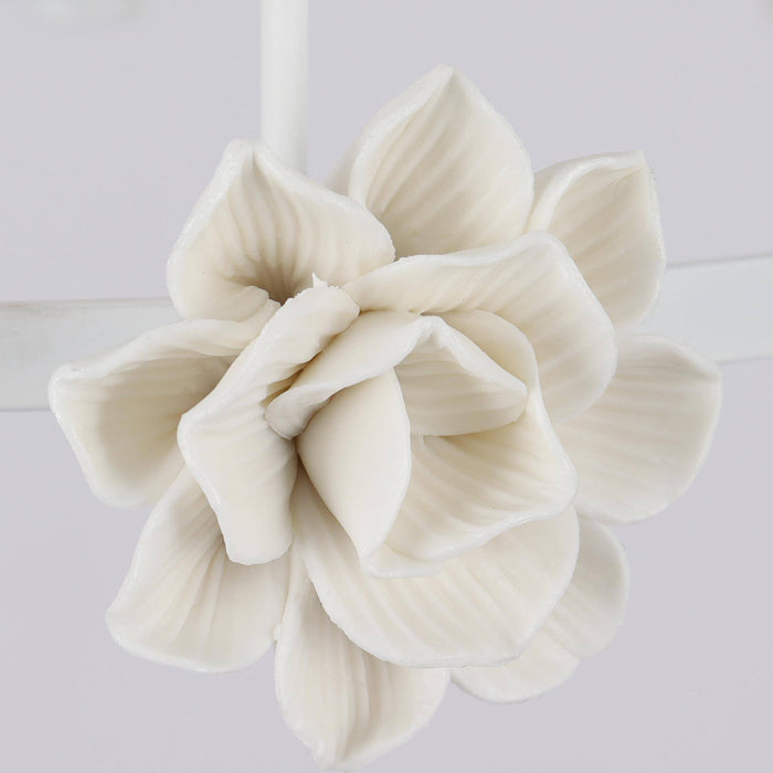 Arilen 4-Light White Chandelier