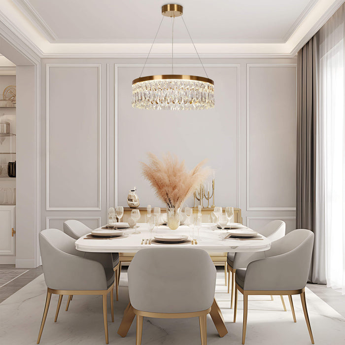 Musonce 1-Light LED Brass Chandelier
