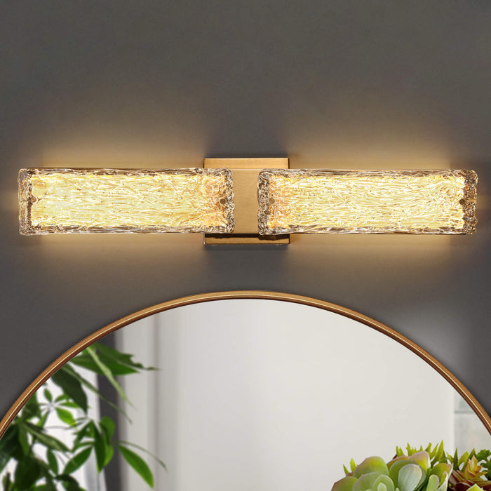 Letopha 1-Light LED Brass Bathroom Vanity Light