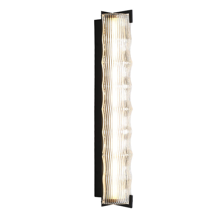 Sorvian 1-Light LED Black Wall Sconce
