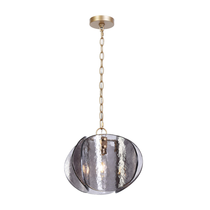 Velorin 1-Light Gold Pendant Light