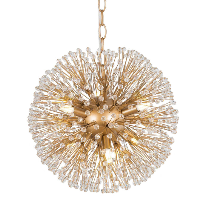 Porgy 6-Light Gold Chandelier
