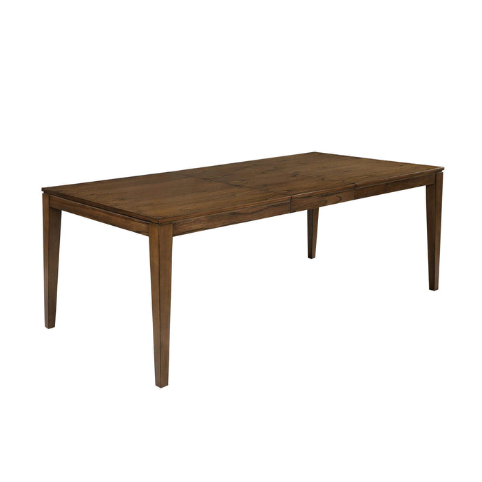 Tavlira Rustic Wooden Dining Table with Extendable Design