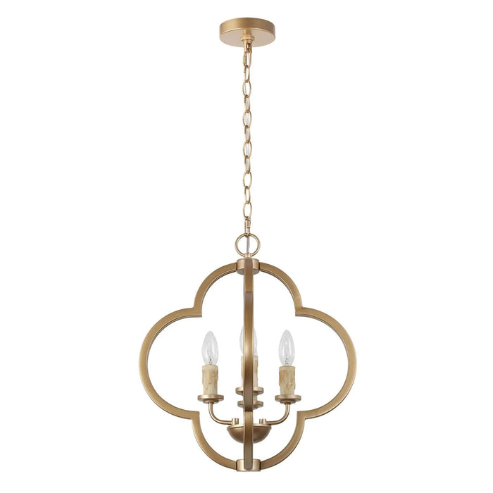 Harriet Satin Gold Chandelier