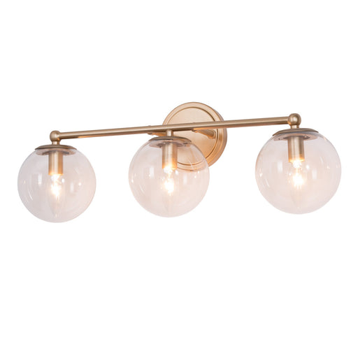 Putalisrea 3-Light Gold Vanity Light