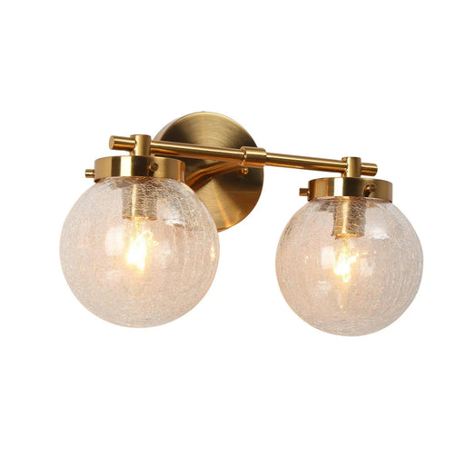 Ariene 2-Light Brass Vanity Light