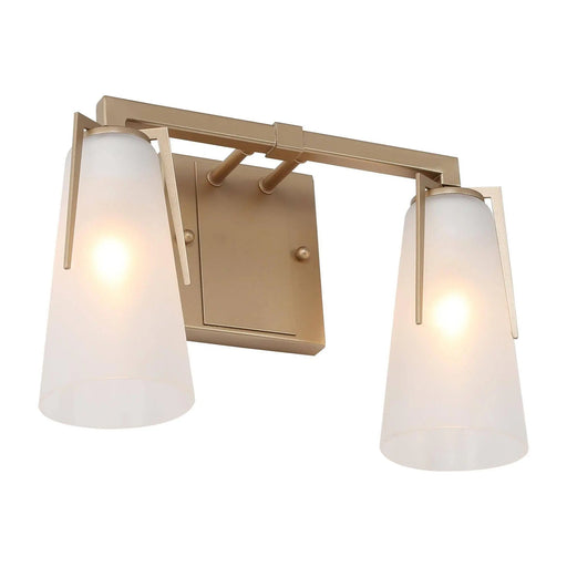 Xylinthia 2-Light Gold Vanity Light