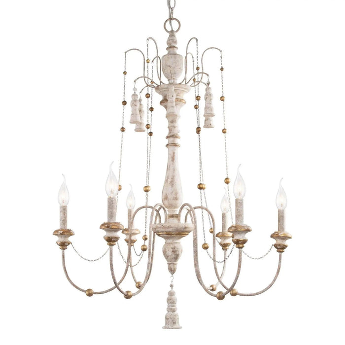 Trulin 6-Light Wood Chandeliers