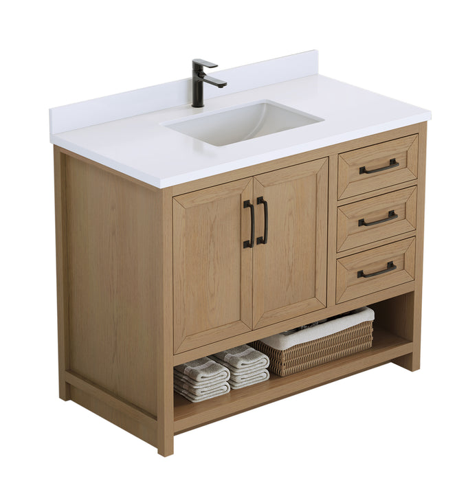 Venice 42" Modern Single Bathroom Vanity