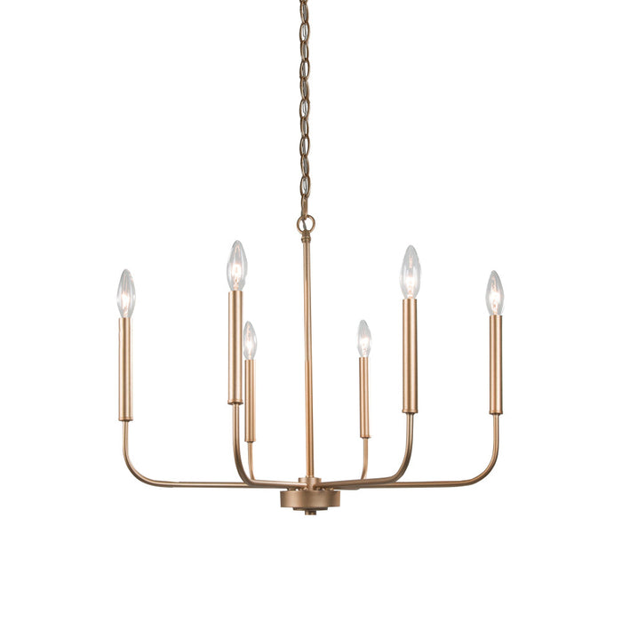Stinkia 6-Light Gold Chandelier