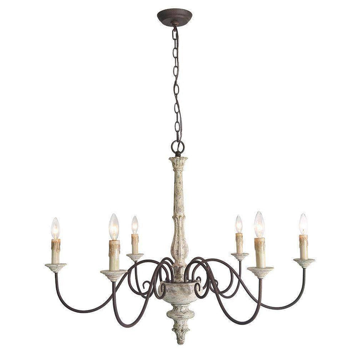 Apalach 6-Light Wood Chandelier