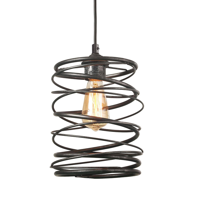 Alpinum 1-Light Black Pendant Light