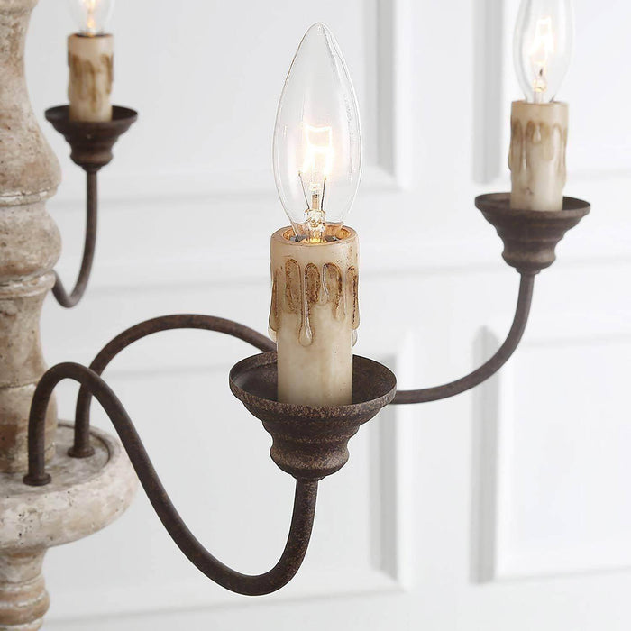 Talirae 5-Light Wood Chandelier