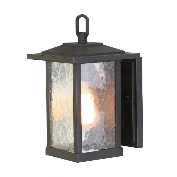 Deporing 1-Light Black Outdoor Wall Light