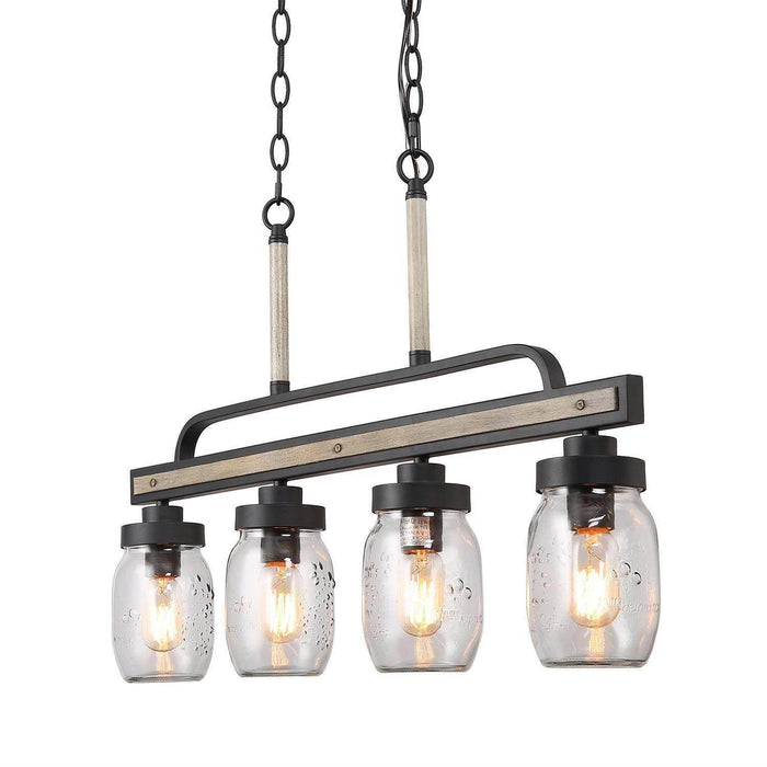 Alinet 4-Light Wood Island Light