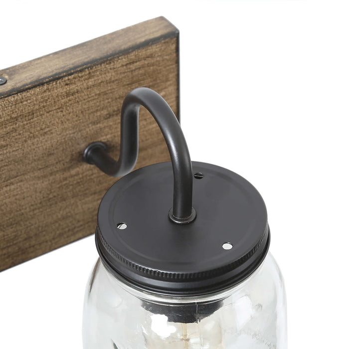 Tuilen 3-Light Wood Bathroom Vanity Light