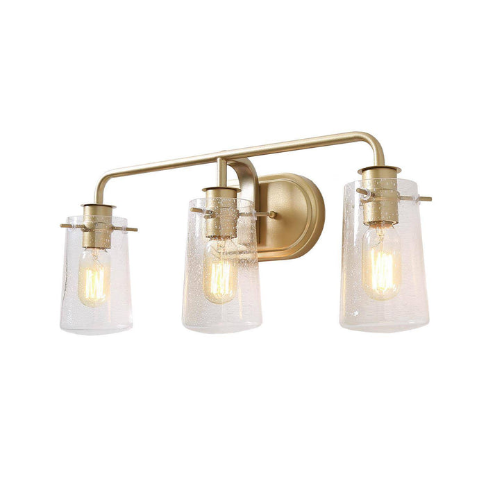 Suntiny 3-Light Gold Bathroom Vanity Lights