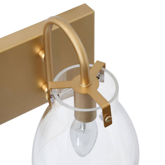 Erynia 3-Light Gold Bathroom Vanity Light