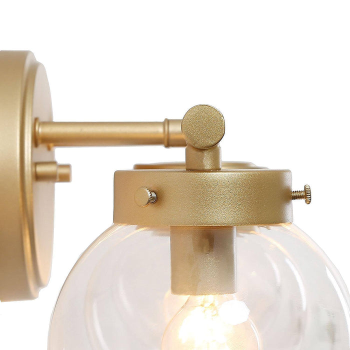 Thanto 3-Light Gold Bathroom Vanity Light