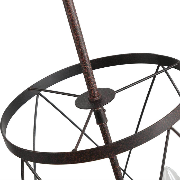 Alfeiba 3-Light Rust Chandelier