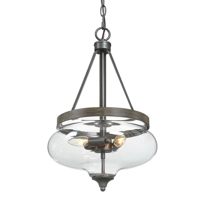 Loravine 3-Light Wood Chandelier