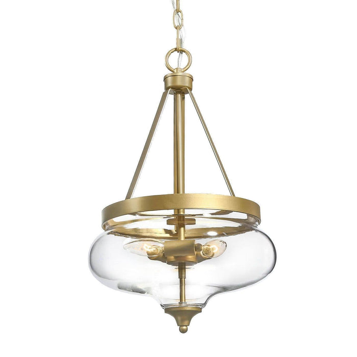 Loravine 3-Light Gold Chandelier