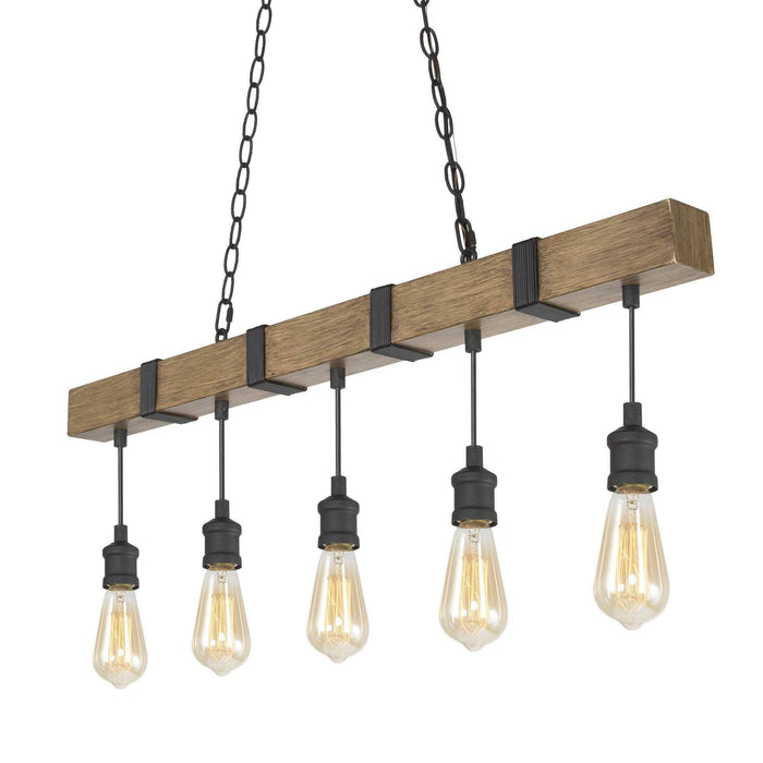 Callioy 5-Light Wood Island Light