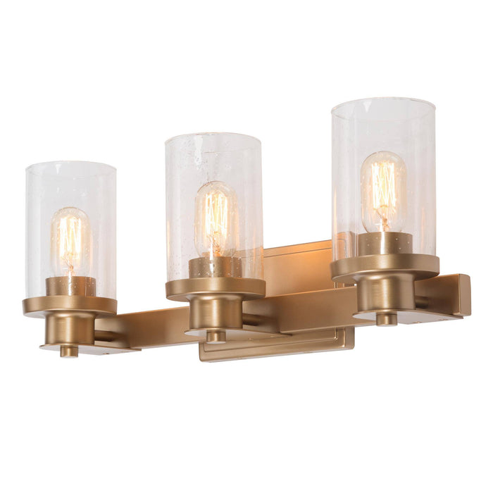 Jowona 3-Light Gold Bathroom Vanity Light