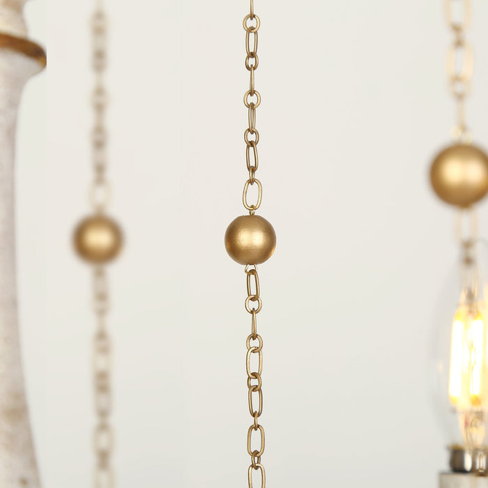 Trulin 5-Light Wood Chandelier