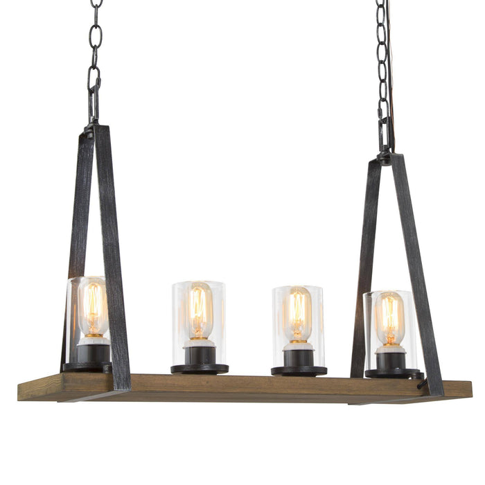 Berthoy 3-Light Wood Island Light