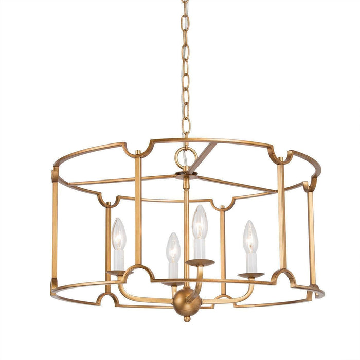 Xalinae 4-Light Gold Chandelier
