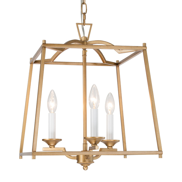 Modany 3-Light Gold Chandelier