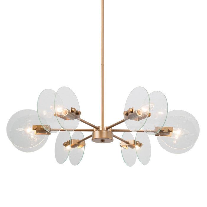 Peniva 6-Light Gold Chandelier