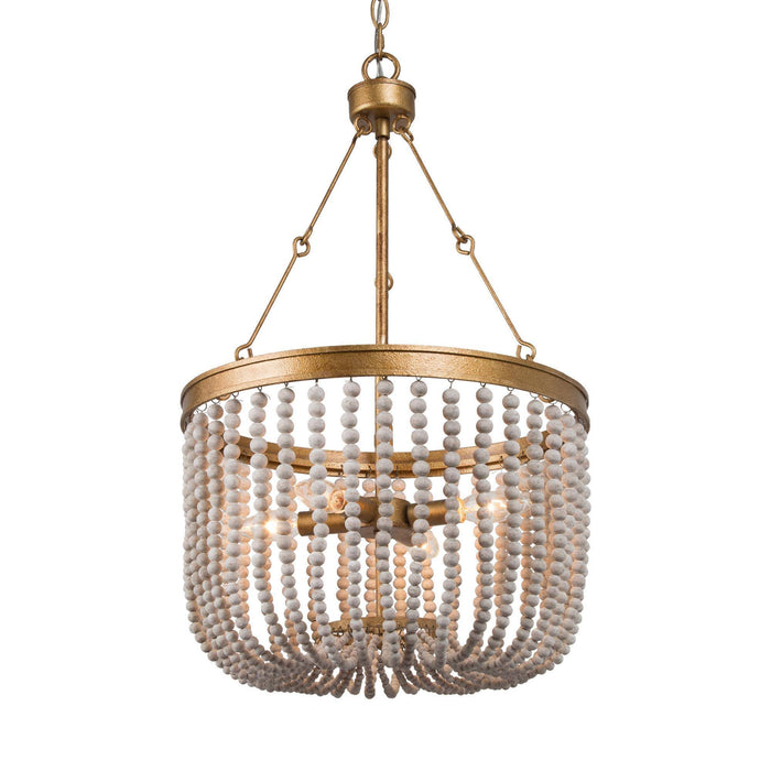Lanstin 4-Light Gold Chandelier