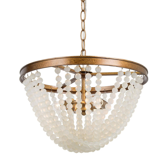 Cympha 3-Light Gold Chandelier