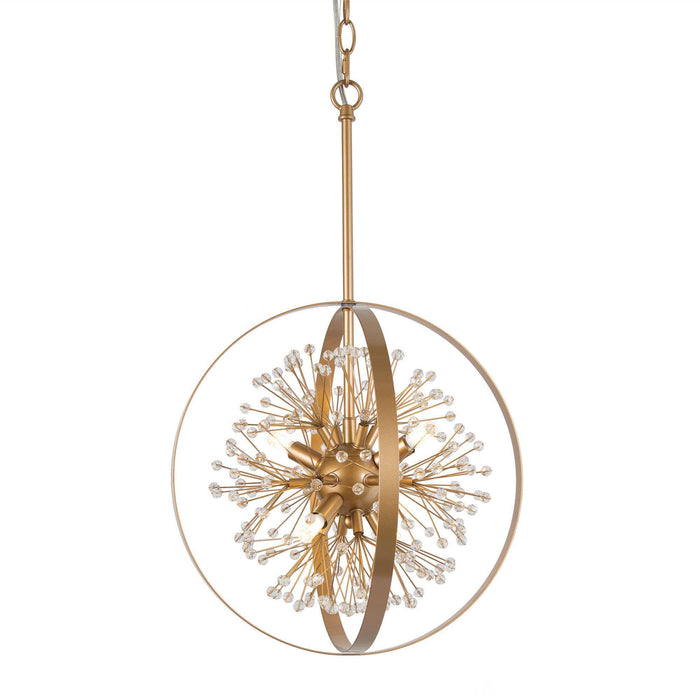Porgy 4-Light Gold Chandelier