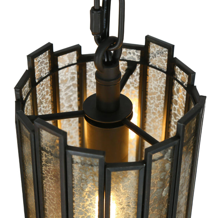 Hemaal 1-Light Black Pendant Light
