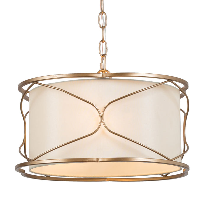 Galess 3-Light Gold Chandelier