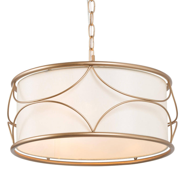 Blissve 3-Light Gold Chandelier