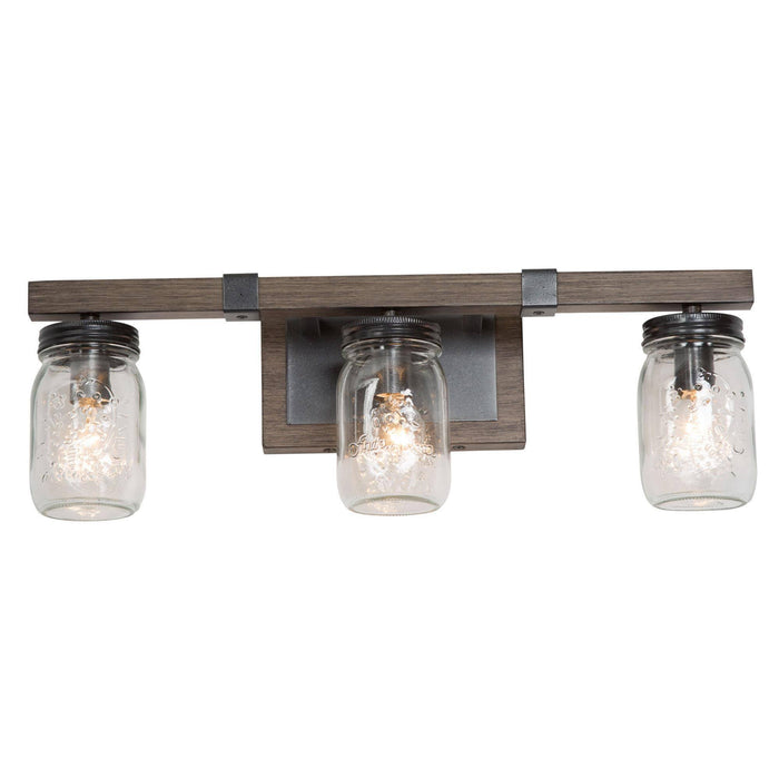 Amthyis 3-Light Wood Bathroom Vanity Light